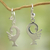 Sterling silver dangle earrings, 'Back to My Roots' - Sterling Silver Dangle Earrings (image 2b) thumbail