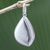 Sterling silver pendant, 'Prosperity' (large) - Sterling Silver Pendant (Large) thumbail