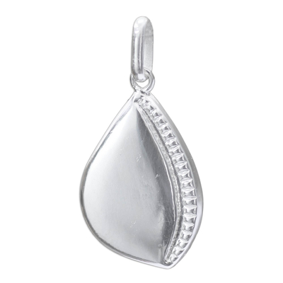 Sterling silver pendant, 'Prosperity' (large) - Sterling Silver Pendant (Large)