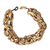 Bamboo multi-strand necklace, 'Sophisticated Earth' - Bamboo multi-strand necklace (image 2b) thumbail