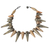 Soapstone beaded necklace, 'Royal Akan' - Soapstone Beaded Necklace from Africa thumbail