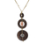 Coconut shell necklace, 'Bold Africa' - Coconut Shell Pendant Necklace thumbail