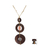 Coconut shell necklace, 'Bold Africa' - Coconut Shell Pendant Necklace (image 2j) thumbail