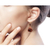Ohrringe aus Terrakotta und Bauxit - Handgefertigte Ohrhänger aus Keramik