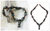 Ceramic and wood Y-necklace, 'African Song' - Ceramic and wood Y-necklace thumbail