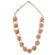 Terracotta beaded necklace, 'Queen of My Heart' - Terracotta beaded necklace (image 2c) thumbail