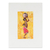 Mujer de la orilla del lago amarillo - pintura de arte popular africano