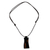 Teak wood pendant necklace, 'Talk' - African Teak Wood Pendant Necklace (image 2c) thumbail