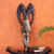 African mask, 'Proud Antelope' - Antique Horn Style African Mask (image 2) thumbail