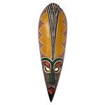 African mask, 'Messenger of Peace' - Handcrafted African Wood Mask