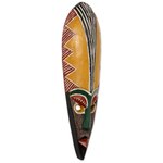 African mask, 'Messenger of Peace' - Handcrafted African Wood Mask