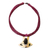 Men's horn and leather necklace, 'Alamis Raogo' - Men's Artisan Crafted Horn and Leather Pendant Necklace (image 2a) thumbail