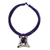 Horn and leather necklace, 'Atani' - Leather Horn Pendant Necklace (image 2c) thumbail