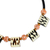 Bone and ceramic beaded necklace, 'Amaria' - Handcrafted Bone and Recycled Bead Necklace (image 2e) thumbail