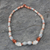 Soapstone and agate beaded necklace, 'Sankofa' - Soapstone and agate beaded necklace (image 2) thumbail