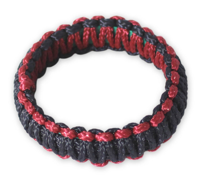 Braided Cord Bangle Bracelet