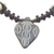 Agate and wood pendant necklace, 'African Wisdom' - Agate and Wood Beaded Pendant Necklace (image 2d) thumbail