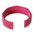 Leather cuff bracelet, 'African Rose' - African Leather Cuff Bracelet (image 2b) thumbail