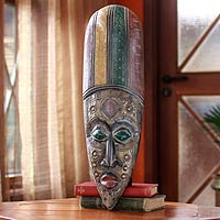 African wood mask, 'Appenteng' - African wood mask