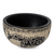 Wood decorative bowl, 'African Animals' - Sese Wood Decorative Bowl