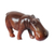 Ebony wood sculpture, 'Sacred Hippo' - Artisan Crafted Wood Sculpture thumbail