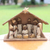 Nacimiento de madera - Escultura Religiosa Natividad de Madera Artesanal
