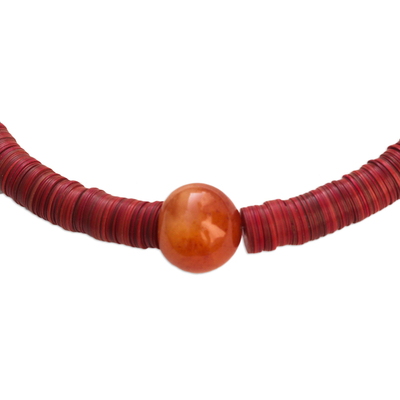 Beaded necklace, 'Wisdom of the Elders' - Beaded necklace