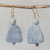 Soapstone dangle earrings, 'Woman of Law' - Soapstone Dangle Earrings (image 2) thumbail