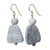 Soapstone dangle earrings, 'Woman of Law' - Soapstone Dangle Earrings