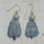 Soapstone dangle earrings, 'Woman of Law' - Soapstone Dangle Earrings (image 2b) thumbail