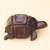 Ebony figurine, 'African Tortoise' - Hand Carved Wood Figurine (image 2) thumbail