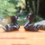 Ebony figurines, 'African Ducks' (pair) - Ebony figurines (Pair) (image 2) thumbail