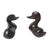 Ebony figurines, 'African Ducks' (pair) - Ebony figurines (Pair) (image 2c) thumbail