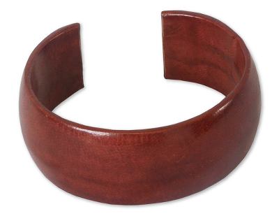 Leather cuff bracelet,