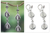 Sterling silver earrings, 'Double Abundant Cowrie' - Unique African Sterling Silver Dangle Earrings (image 2) thumbail