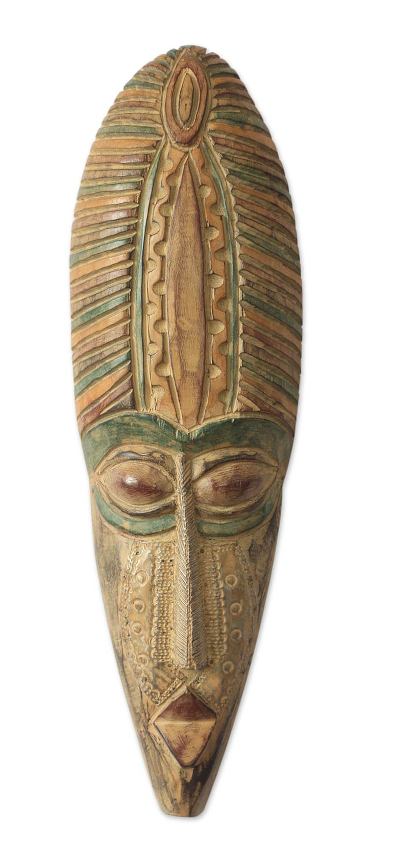 African wood mask, 'Ankonam' - African wood mask