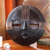 Ghanaian wood mask, 'Kokobene Luck' - African wood mask (image 2) thumbail