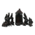 Teak wood nativity scene, 'Gifts from the Ghanaian Magi' (14 piece) - Handcrafted Teak Wood Nativity Scene Sculpture (14 Piece) (image 2a) thumbail