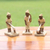 Figuras de madera, 'Granjeros de Ghana' (juego de 3) - Figuras de madera (Juego de 3)