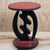 Wood accent table, 'God is Supreme' - Wood Accent Table from West Africa (image 2) thumbail