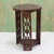 Wood side table, 'African Endurance' - Wood side table (image 2b) thumbail
