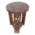 Wood side table, 'African Endurance' - Wood side table (image 2d) thumbail