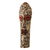 African mask, 'In Silence' - Hand Carved Brown and Beige African Mask thumbail