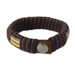 Men's wristband bracelet, 'Song of Africa' - Men's wristband bracelet