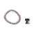 Beaded stretch bracelets, 'Odo Akoma' (pair) - Hand Made Recycled Glass Stretch Bracelets (Pair)