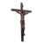 Mahogany wall sculpture, 'Christ on the Cross' - Mahogany wall sculpture