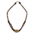 Bone beaded necklace, 'Multicolor Laafi' - Bone beaded necklace (image 2a) thumbail