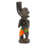 Wood sculpture, 'Chieftain's Trumpeter' - Hand Made Wood Sculpture from Africa thumbail