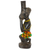 Escultura en madera, 'Trompetista del Cacique' - Escultura de madera hecha a mano de África