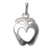 Sterling silver pendant, 'Love Answers All' - Sterling silver pendant
